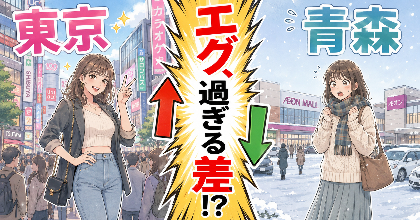 「東京の〇〇って青森で言うとどこなの？」を真剣に考えたら絶望した
